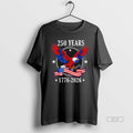 Official Eagle And Flag 250 Years 1776 2026 250th Birthday T-Shirts, Hoodie, Sweatshirt | CoreVibeTees.com