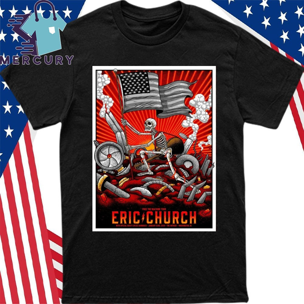 Eric Church Washington DC At The Anthem On January 23 2026 Poster Shirt