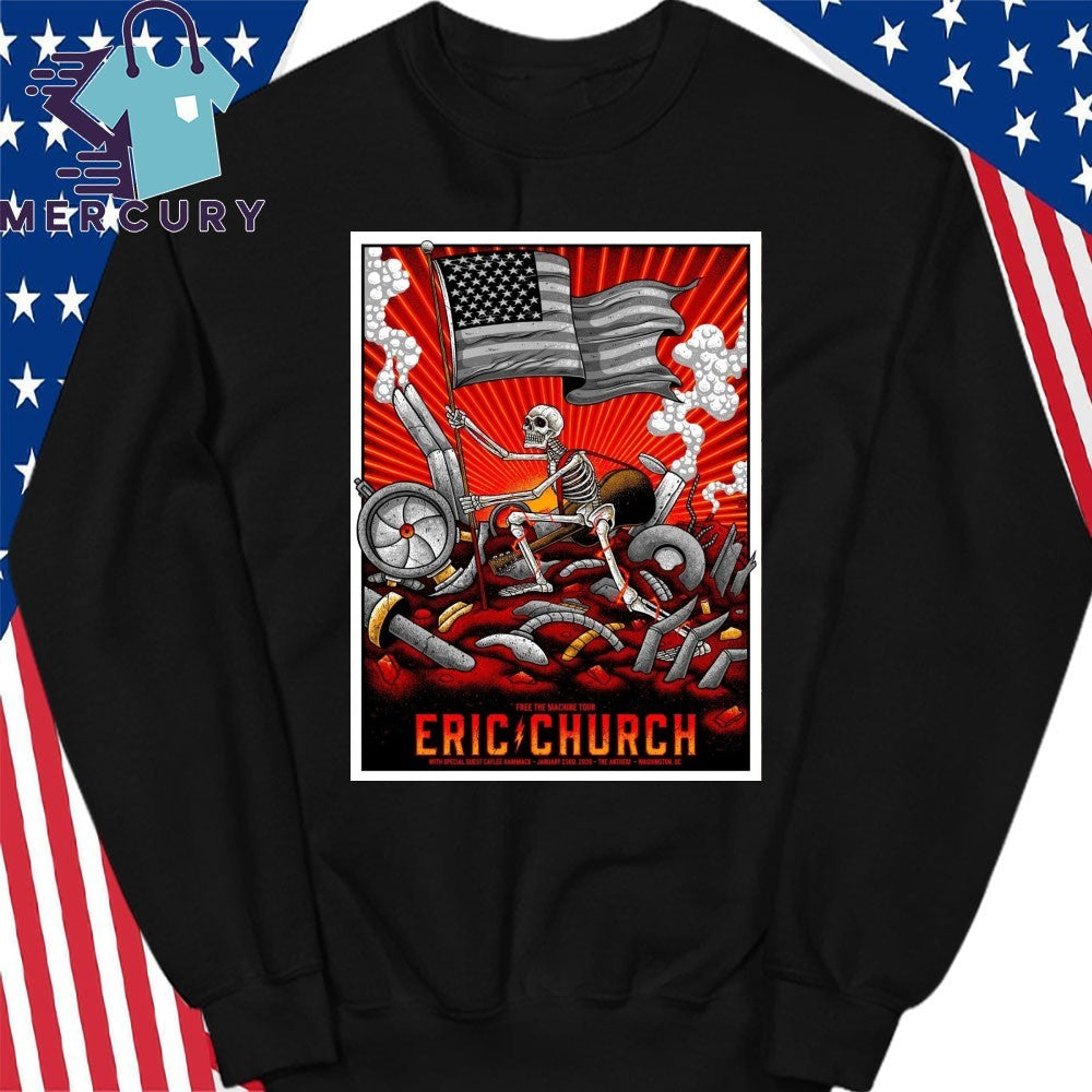 Eric Church Washington DC At The Anthem On January 23 2026 Poster Shirt
