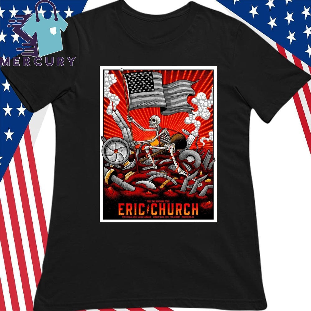 Eric Church Washington DC At The Anthem On January 23 2026 Poster Shirt