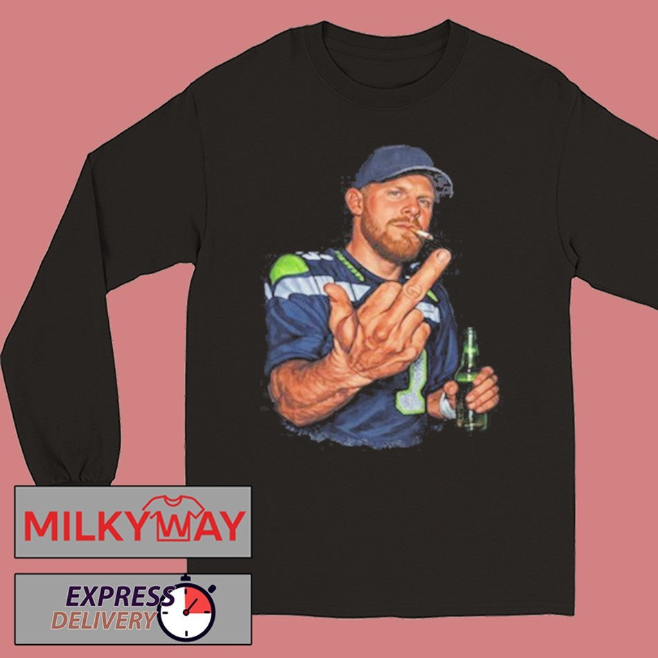 Ernest jones sam darnold middle finger shirt