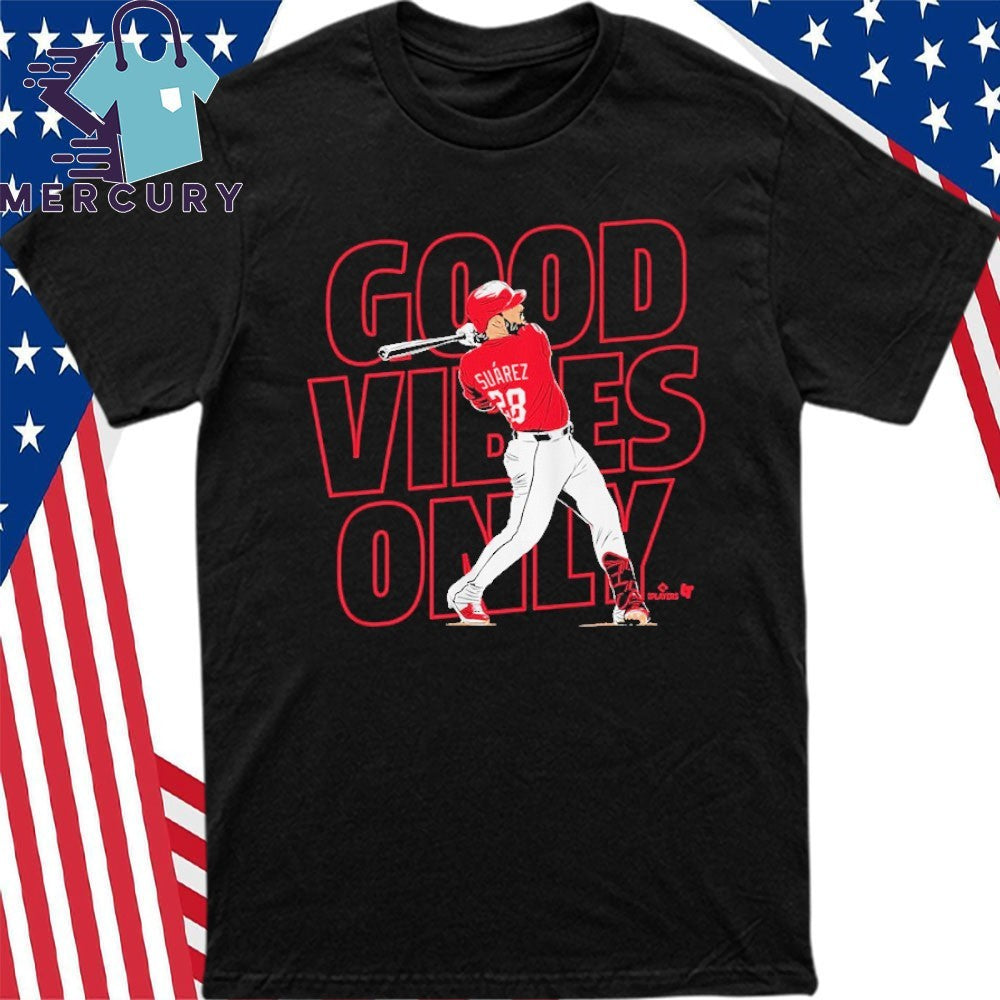 Eugenio Suarez Good Vibes Only Cincinnati Shirt