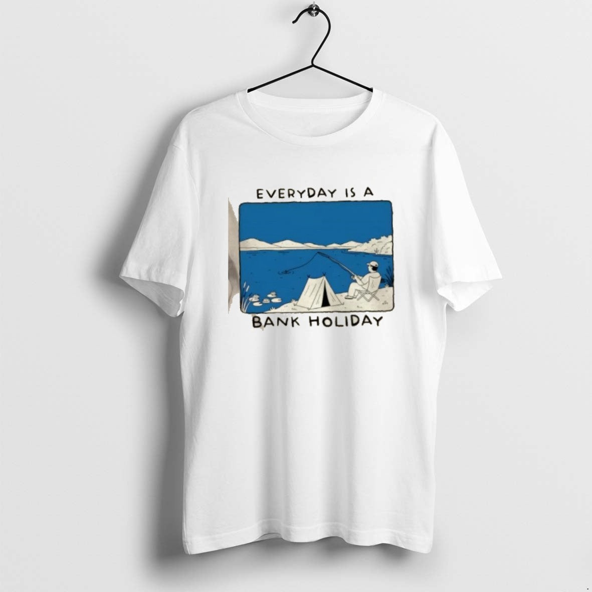 Official Everyday Is A Bank Holiday Fishing T-Shirts, Hoodie, Sweatshirt | CoreVibeTees.com