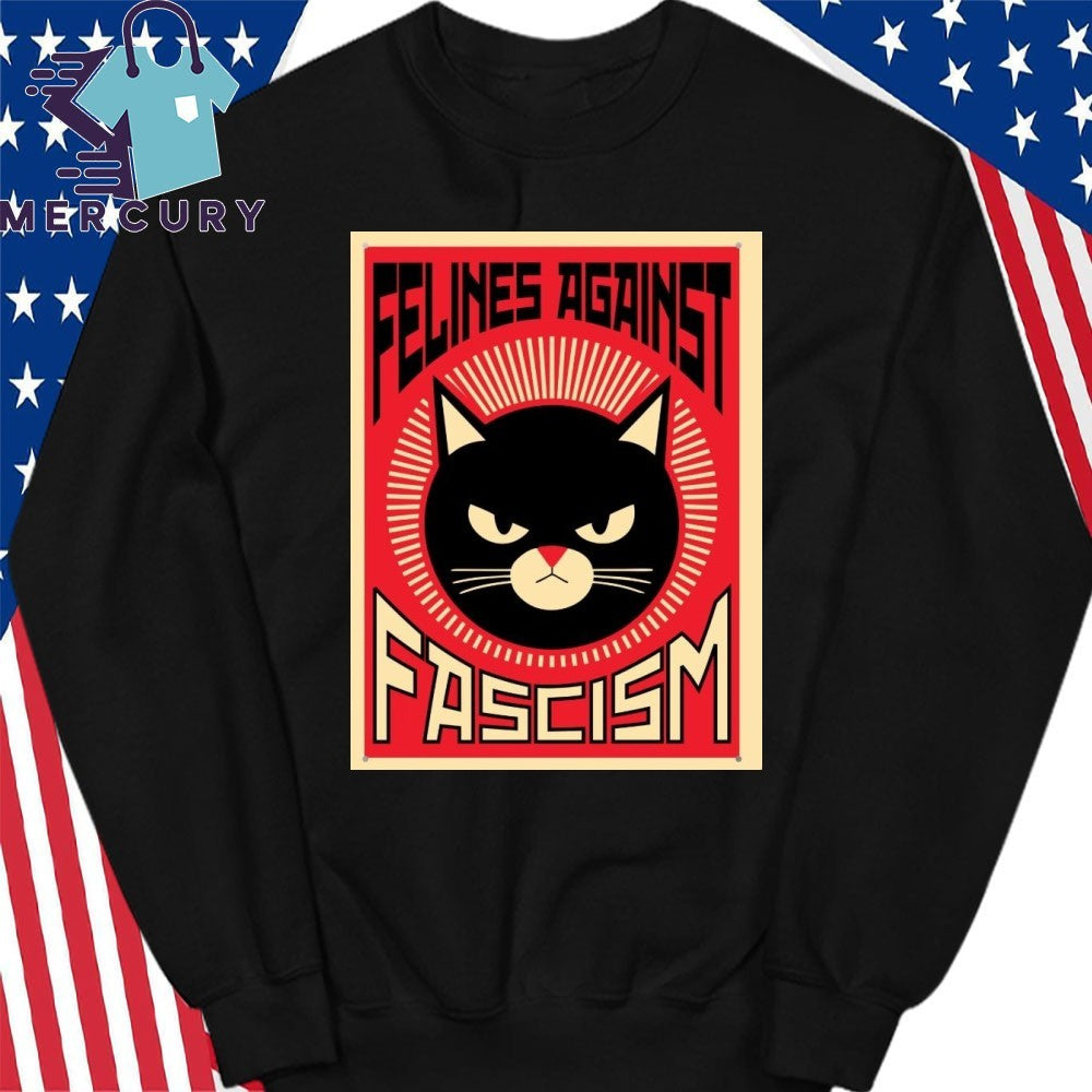 Felines Against Fascism Lorenzo The Cat Shirt