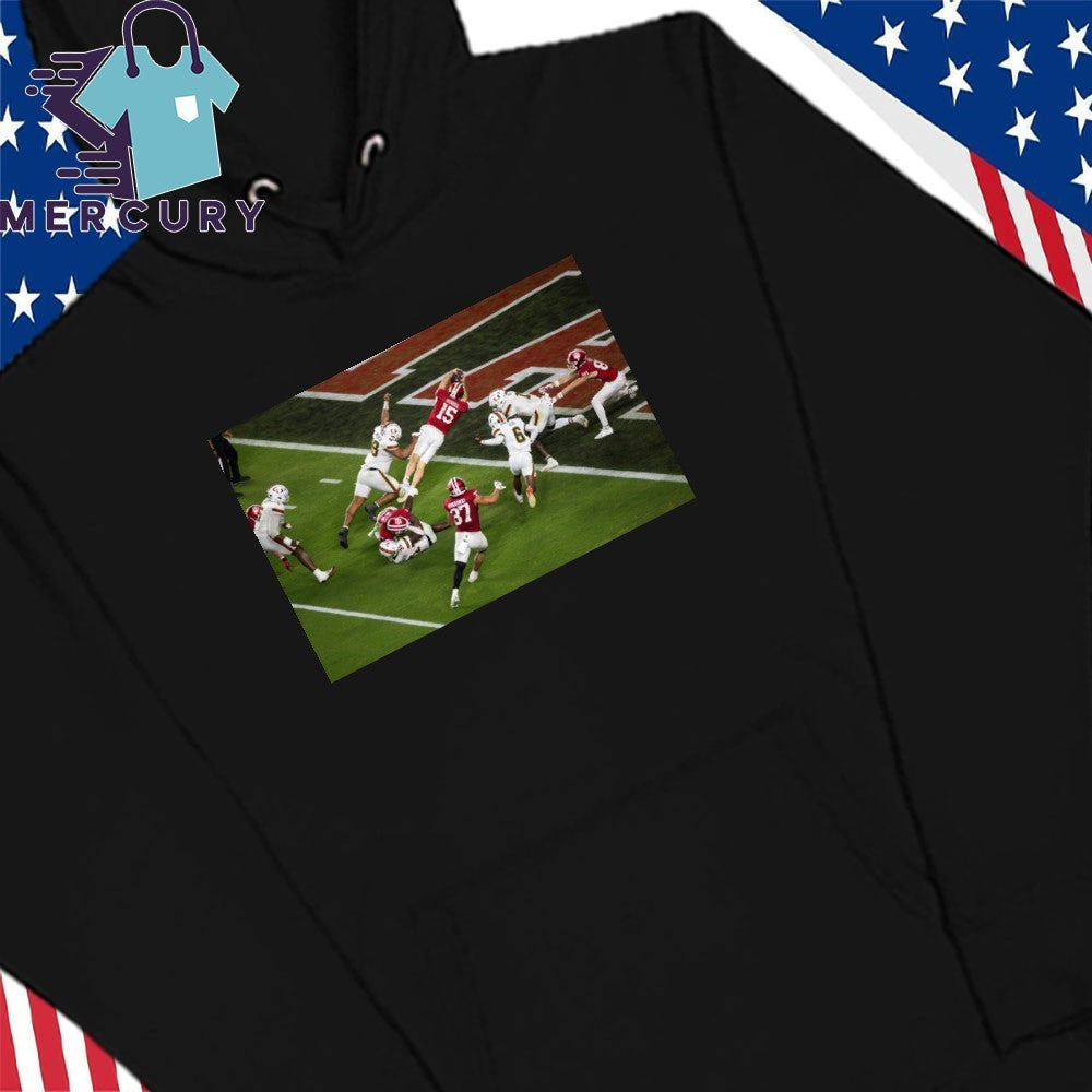 Fernando Mendoza Touchdown One Of The Hardest Moment In College Football History National Champions 2025 Shirt