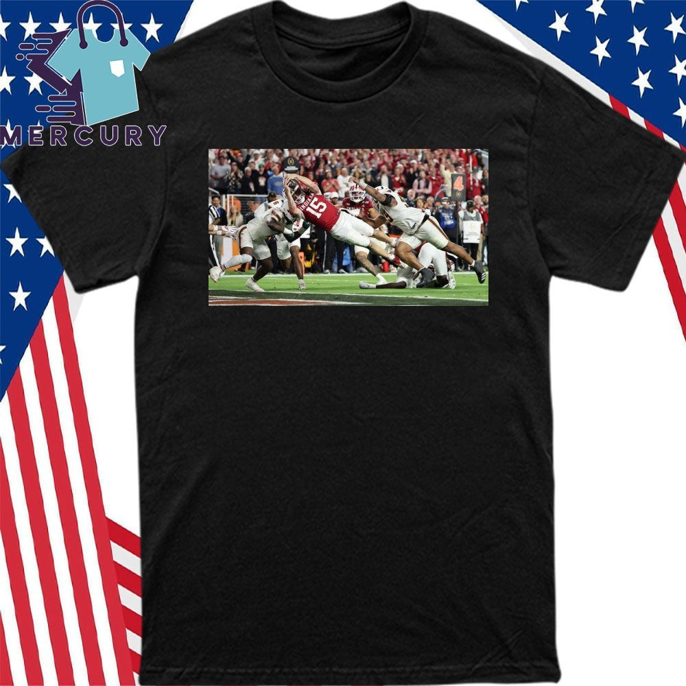 Fernando Mendoza’s Fourth-Down Touchdown Dart An Iconic Play And Image Heisman Winner National Champions Shirt