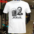 Flanigan’s Seafood WWJD What Would Joe Do Beer T-shirts