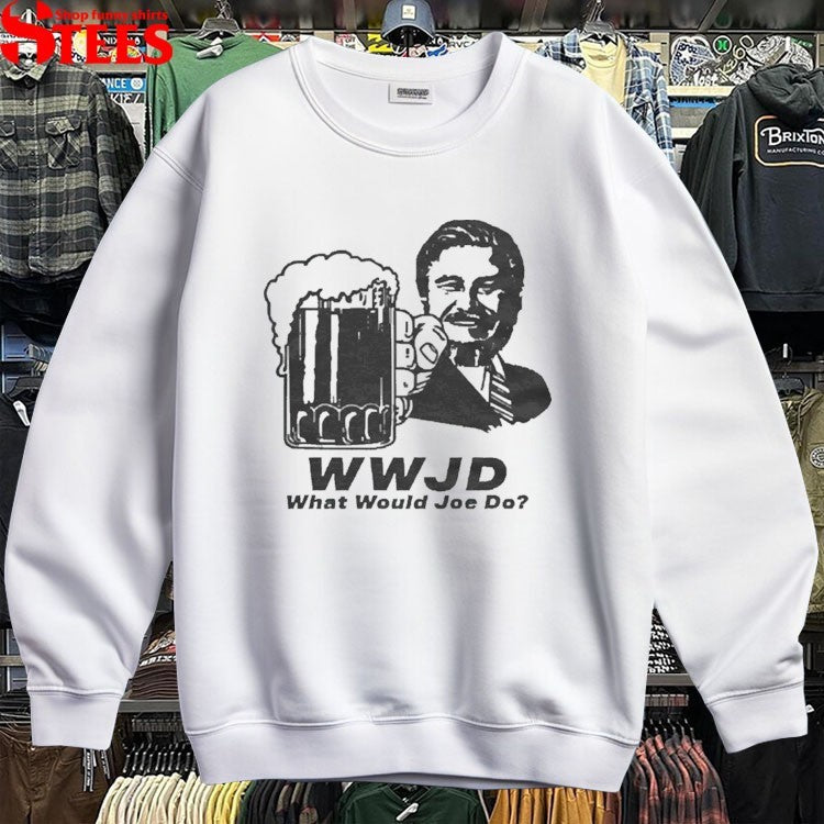 Flanigan’s Seafood WWJD What Would Joe Do Beer T-shirts