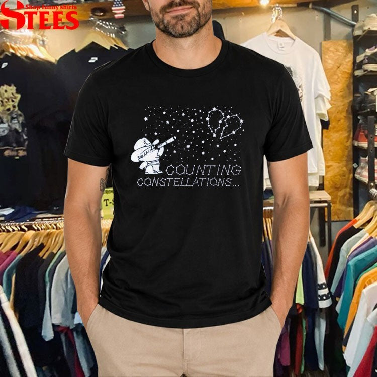 Flatland Cavalry Counting Constellations T-shirts