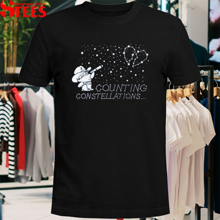 Flatland Cavalry Counting Constellations T-shirts