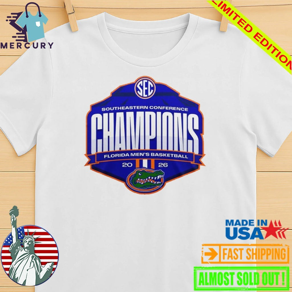 Florida Gators Basketball Southeastern Conference Champions 2026 Shirt