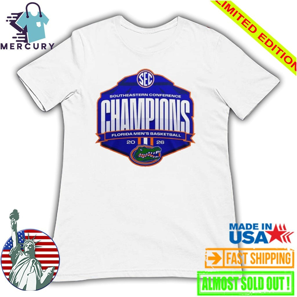 Florida Gators Basketball Southeastern Conference Champions 2026 Shirt
