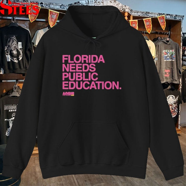 Florida Needs Public Education! Angie Nixon For U.S. Senate T-Shirt