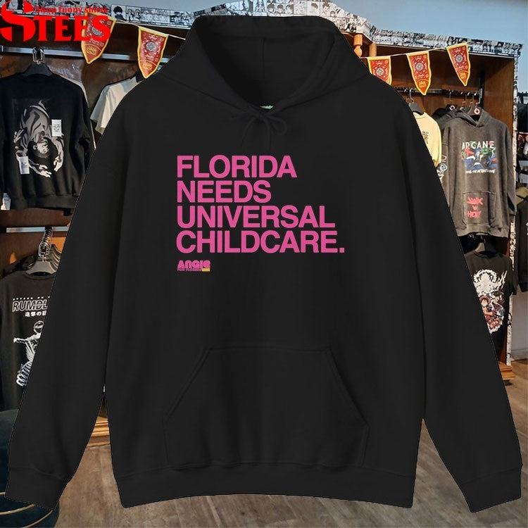 Florida Needs Universal Childcare! Angie Nixon For U.S. Senate T-Shirt