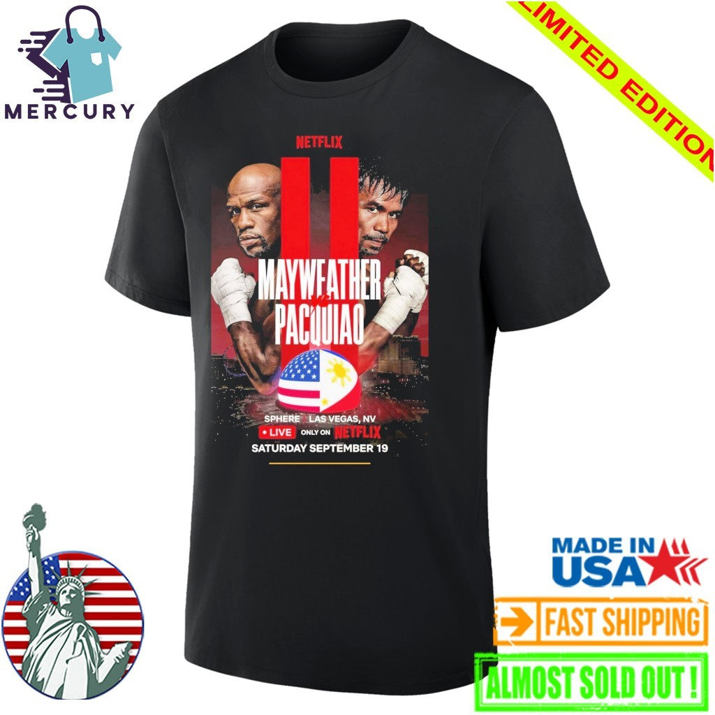 Floyd Mayweather vs Manny Pacquiao 2026 Sphere Las Vegas September 19th Shirt