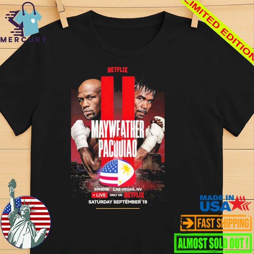 Floyd Mayweather vs Manny Pacquiao 2026 Sphere Las Vegas September 19th Shirt