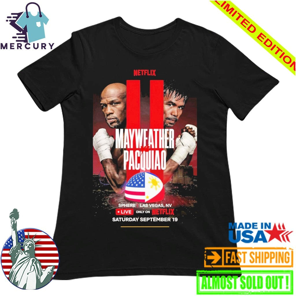 Floyd Mayweather vs Manny Pacquiao 2026 Sphere Las Vegas September 19th Shirt