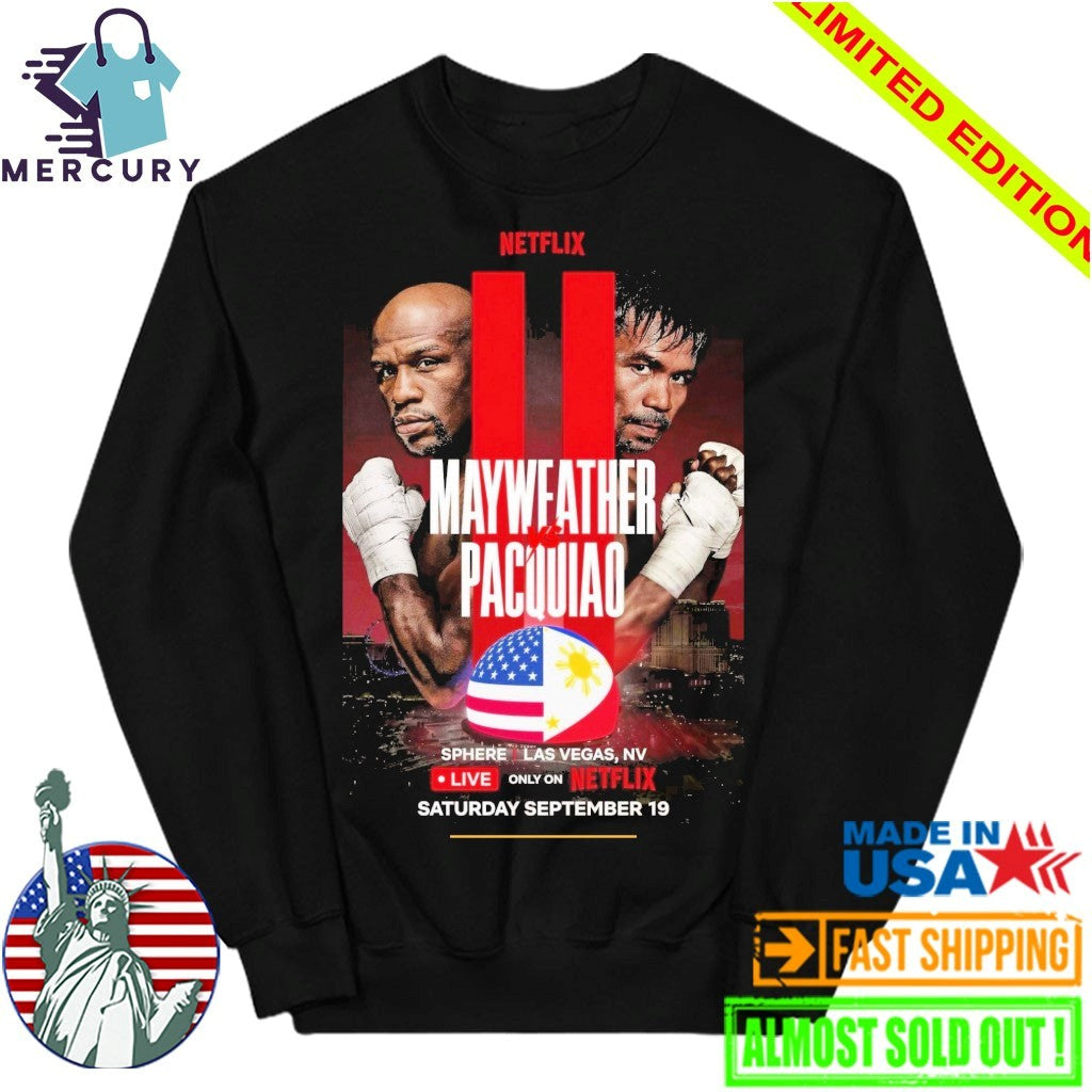 Floyd Mayweather vs Manny Pacquiao 2026 Sphere Las Vegas September 19th Shirt