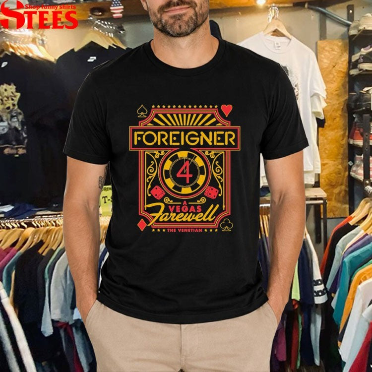 Foreigner A Vegas Farewell The Venetian T-Shirt