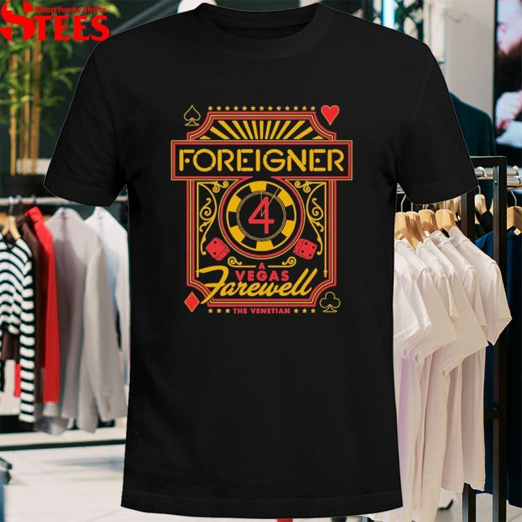 Foreigner A Vegas Farewell The Venetian T-Shirt
