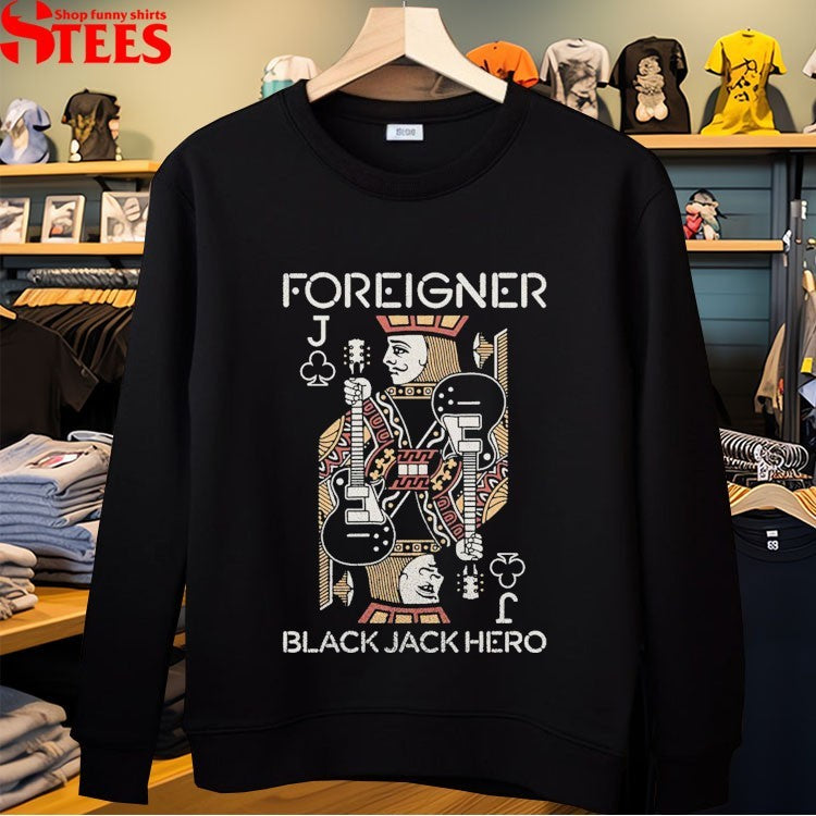 Foreigner Black Jack Hero T-shirts