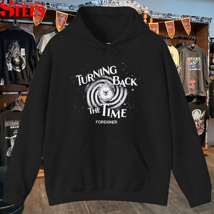 Foreigner Turning Back The Time Clock T-Shirt
