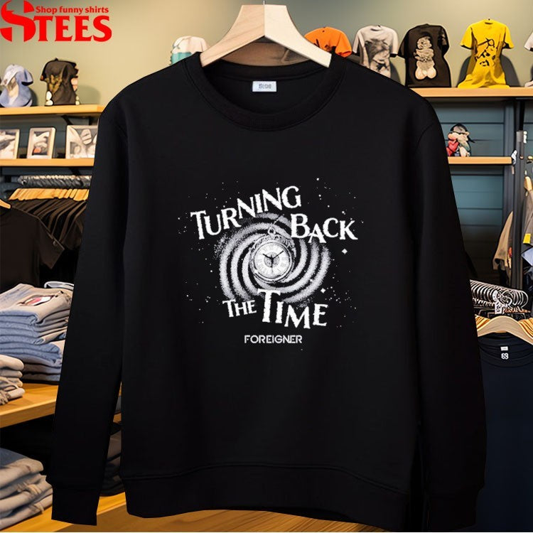 Foreigner Turning Back The Time Clock T-Shirt