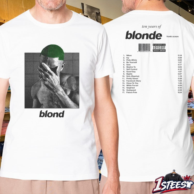 Frank Ocean Blonde 10 Years T-shirts