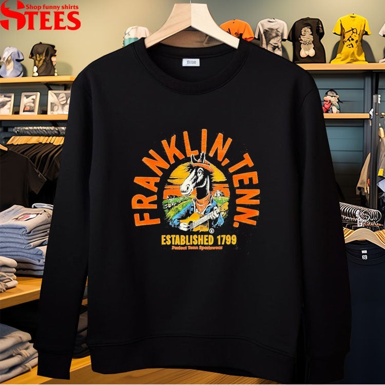 Franklin, Tenn Walking Est 1799 Horse Guitarist T-Shirt