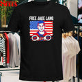 Free Jake Lang American Flag Hanging T-shirts
