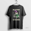 Official Frog Call Me Magic Cuz I Be Gathering Funny Wizard T-Shirts, Hoodie, Sweatshirt | CoreVibeTees.com