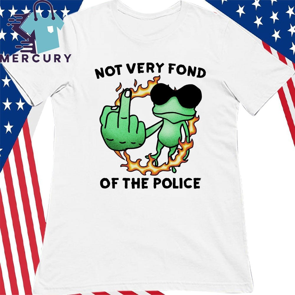 Frog Not Very Fond Of The Police Shirt