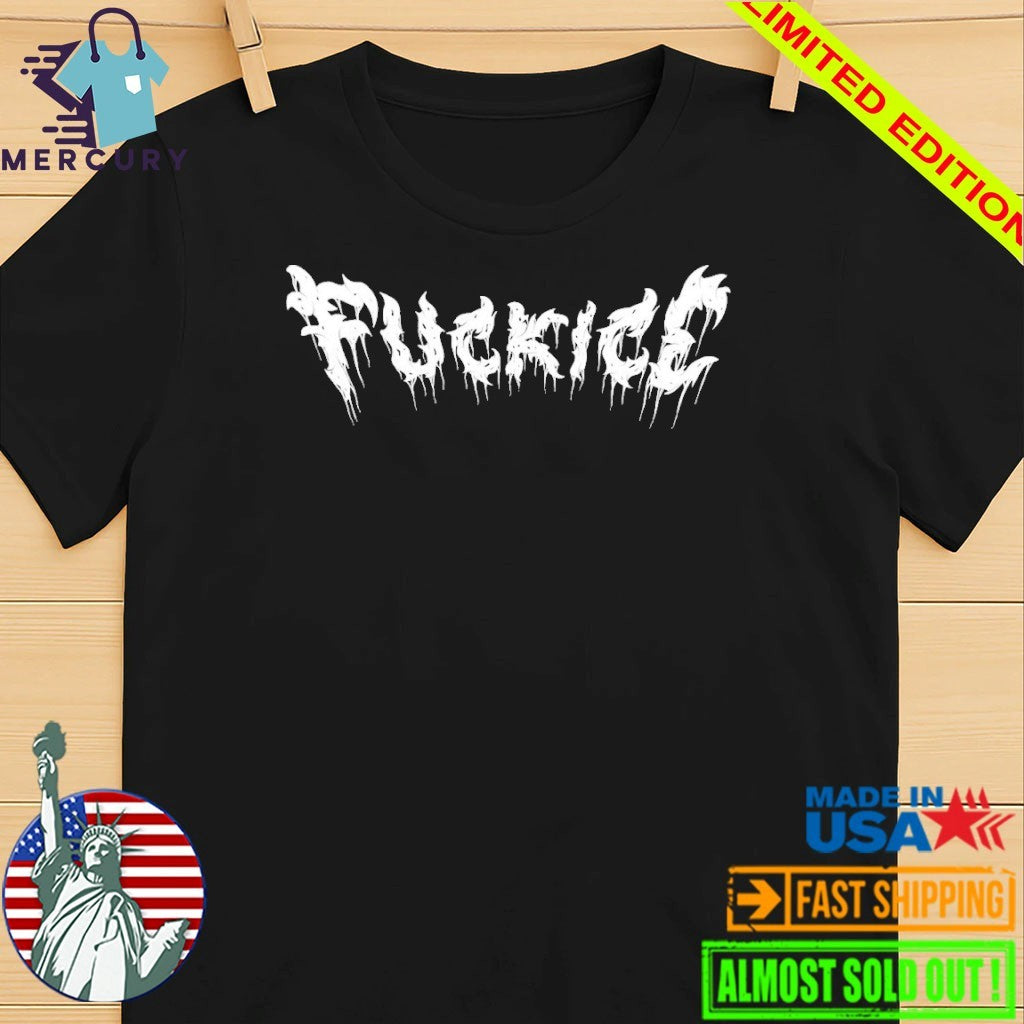 Fuck ICE Metal Logo Shirt