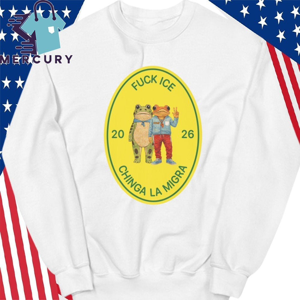Fuck Ice Chinga La Migra Sapo Concho and Frog 2026 Shirt