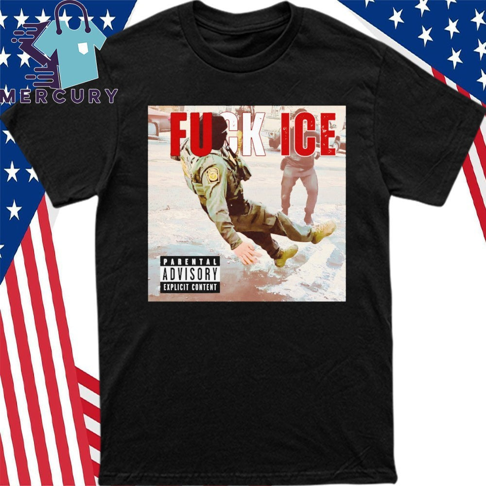 Fuck Ice Minnesota, Anti-Ice Minneapolis ICE Slipping On Ice Shirt