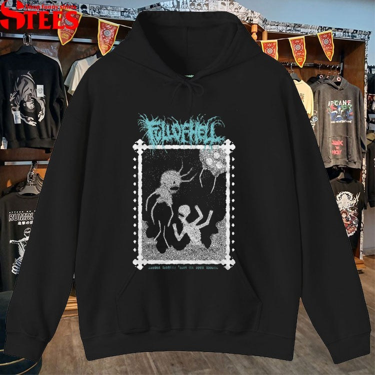 Full Of Hell Aurora Leaking From An Open Wound Urchin T-Shirt