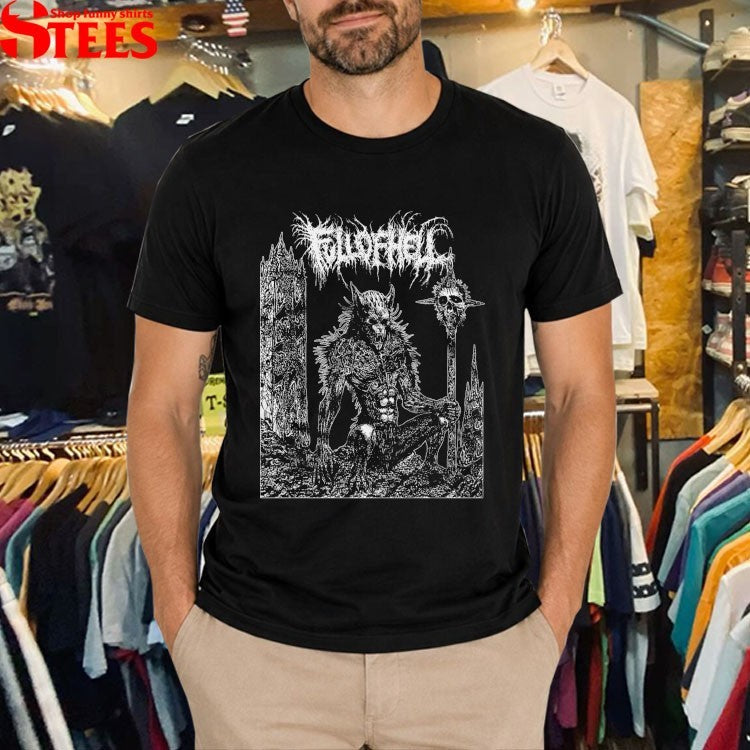 Full Of Hell Beastial Wolf T-Shirt