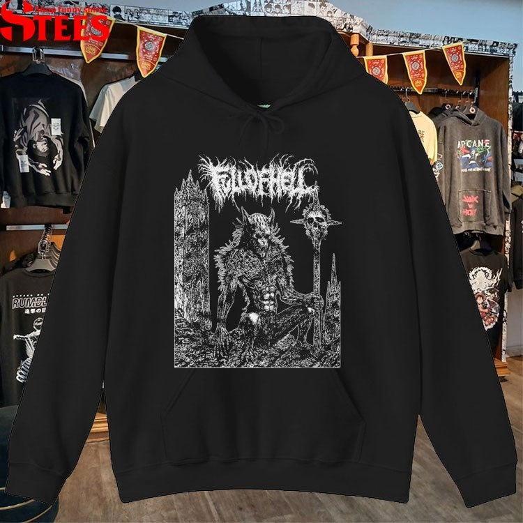 Full Of Hell Beastial Wolf T-Shirt