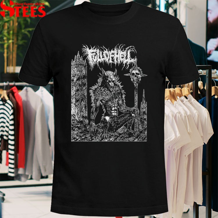 Full Of Hell Beastial Wolf T-Shirt