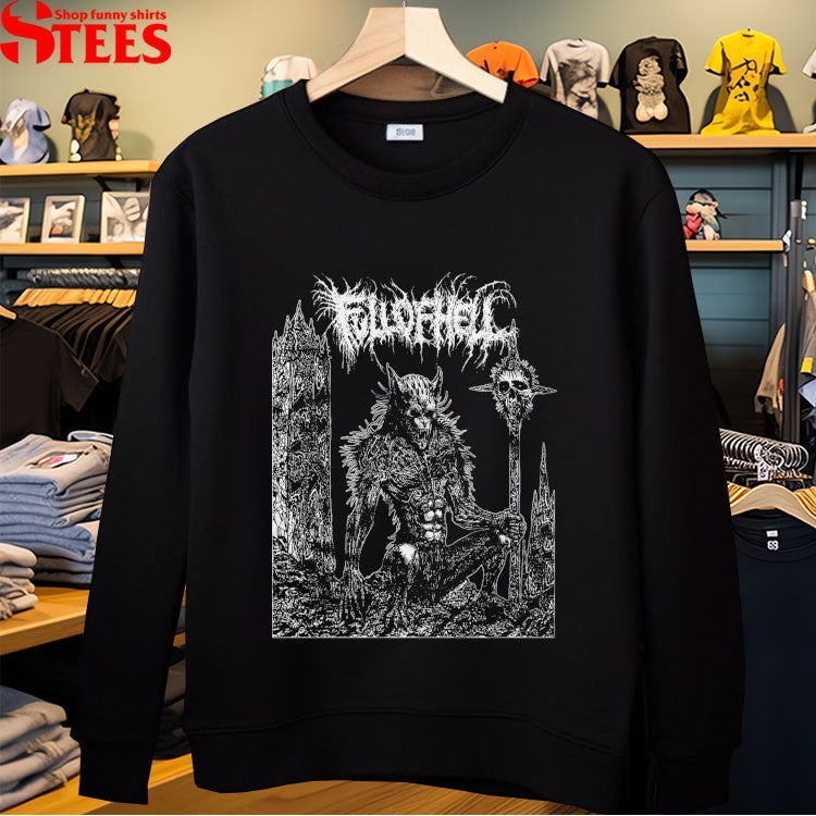 Full Of Hell Beastial Wolf T-Shirt