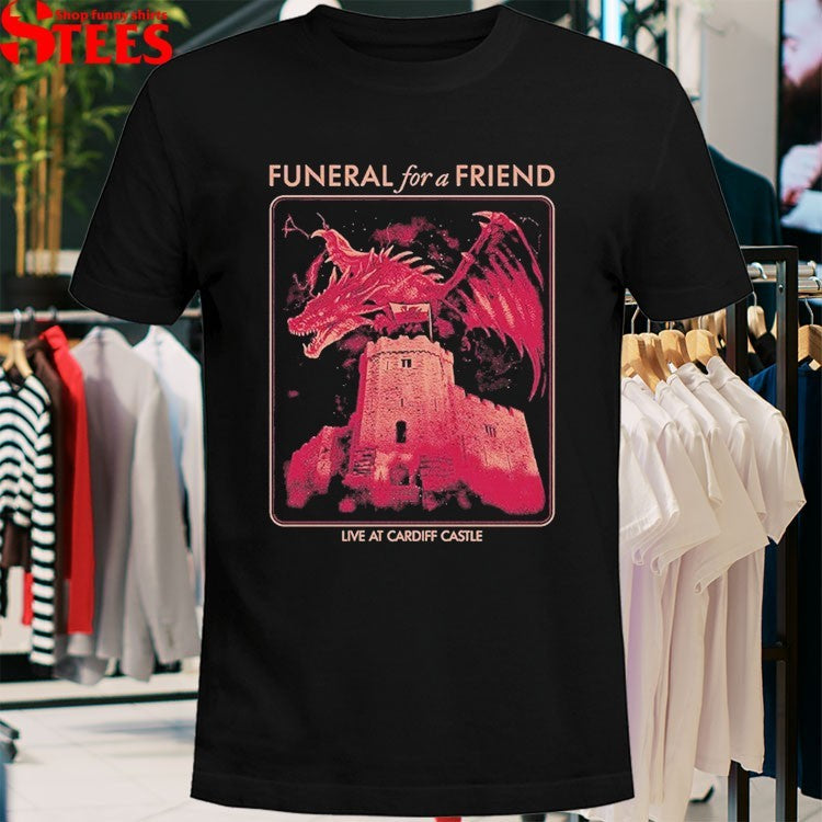 Funeral For A Friend Live At Cardiff Castle Dragon T-shirts
