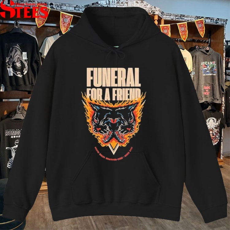 Funeral For A Friend South Wales Whatever Core Since 2001 Flamin’ Cat T-shirts