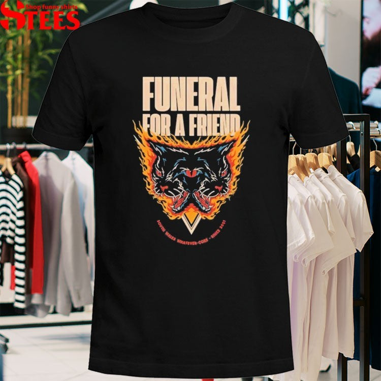Funeral For A Friend South Wales Whatever Core Since 2001 Flamin’ Cat T-shirts