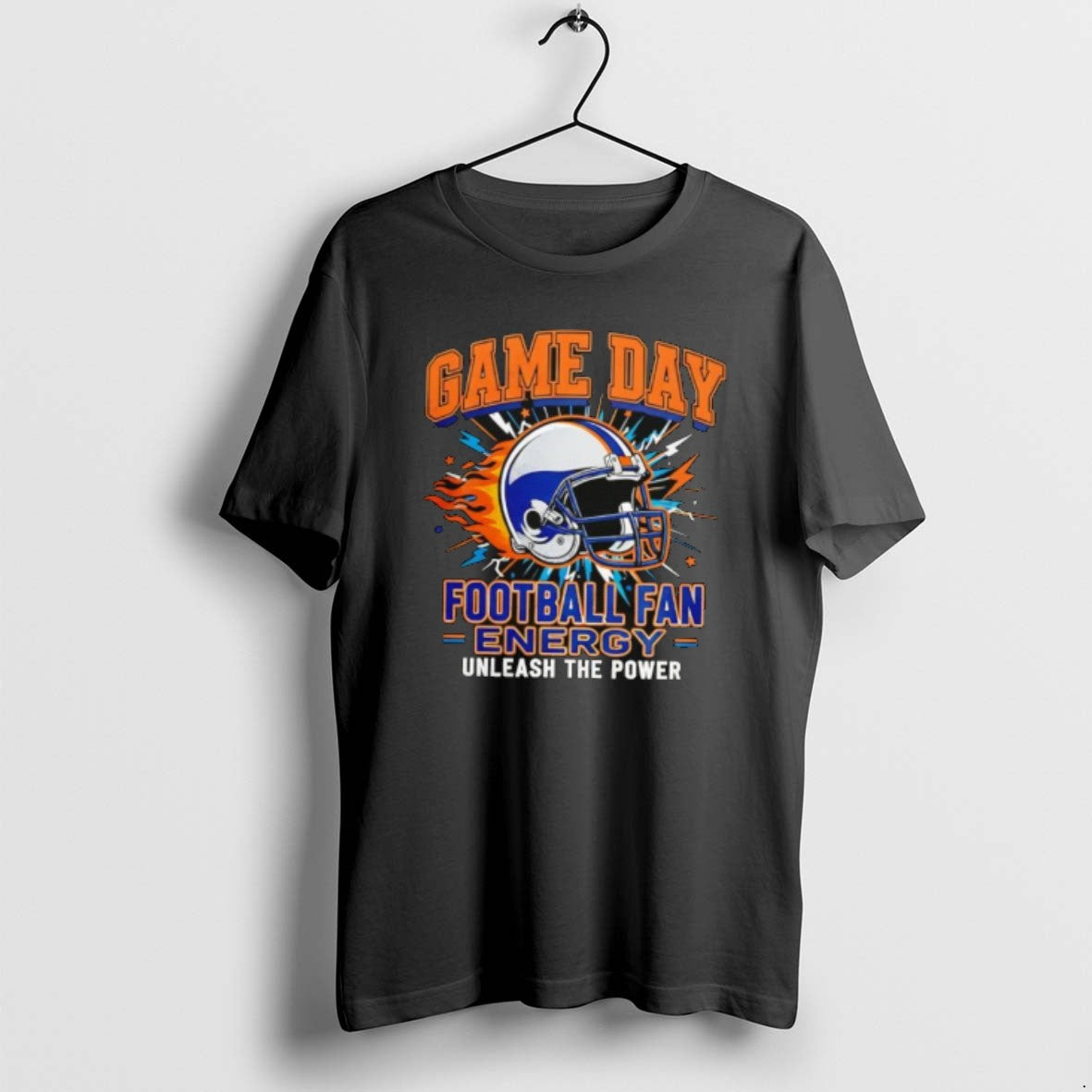 Official Game Day Football Fan Energy Bold Sports Graphic T-Shirts, Hoodie, Sweatshirt | CoreVibeTees.com