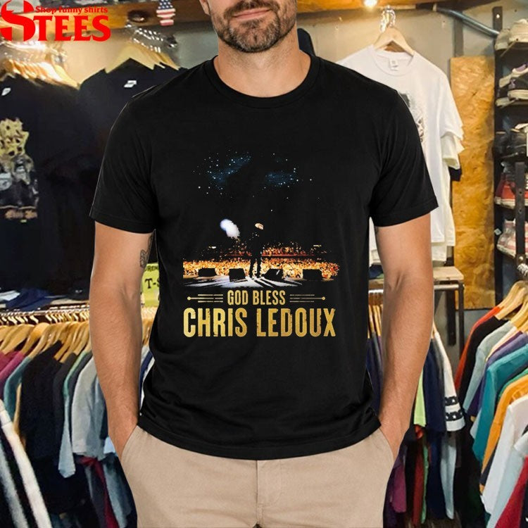 Garth Brooks God Bless Chris LeDoux T-shirts