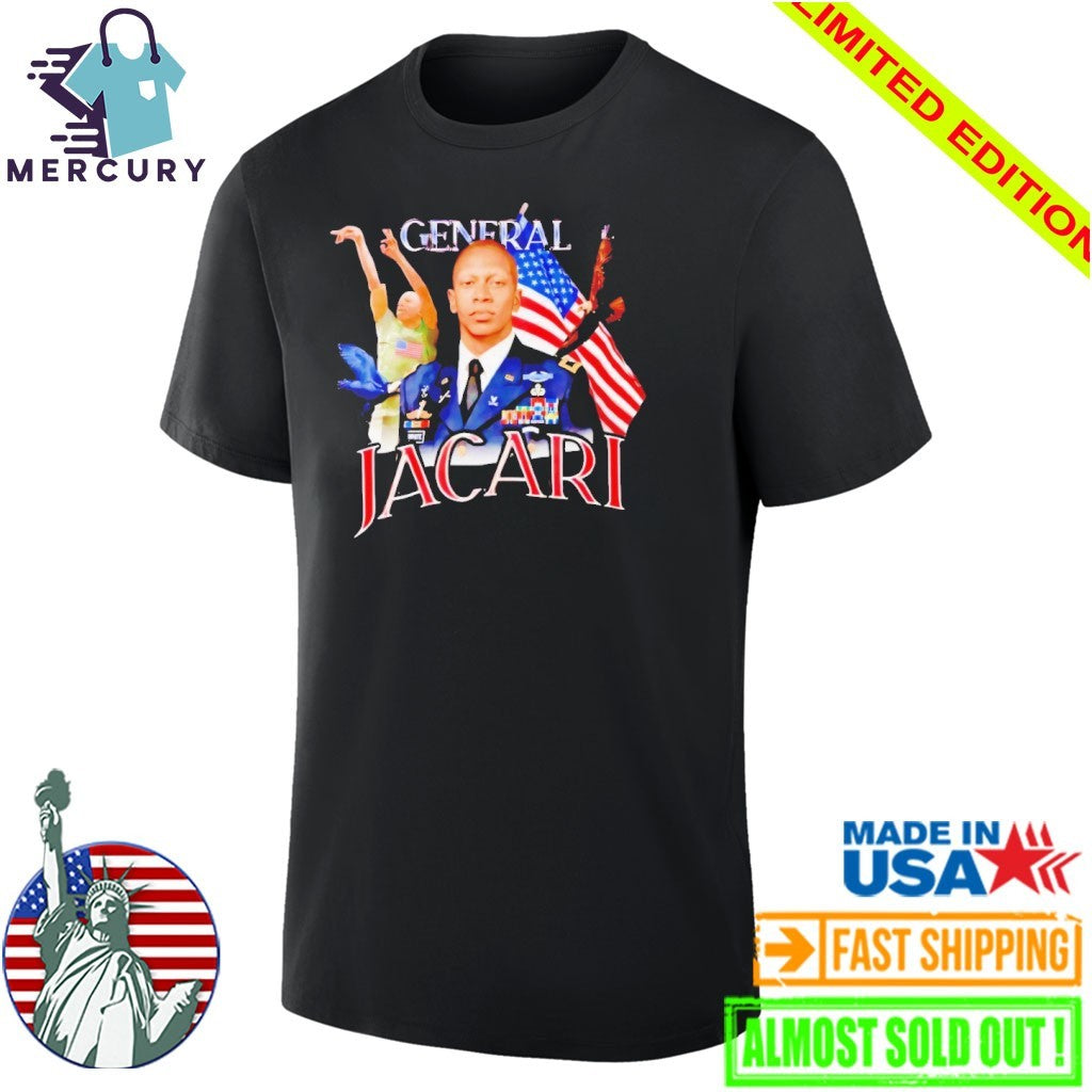 General Jacari Virginia Cavaliers USA Flag Shirt