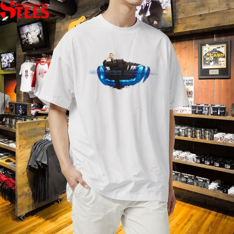 George Michael Blue Sofa T-shirts