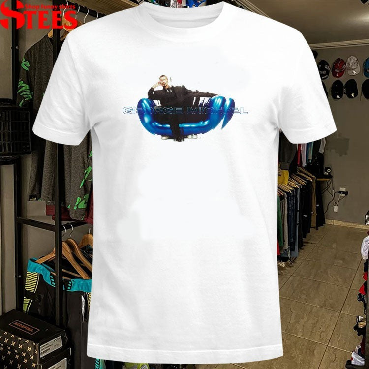 George Michael Blue Sofa T-shirts