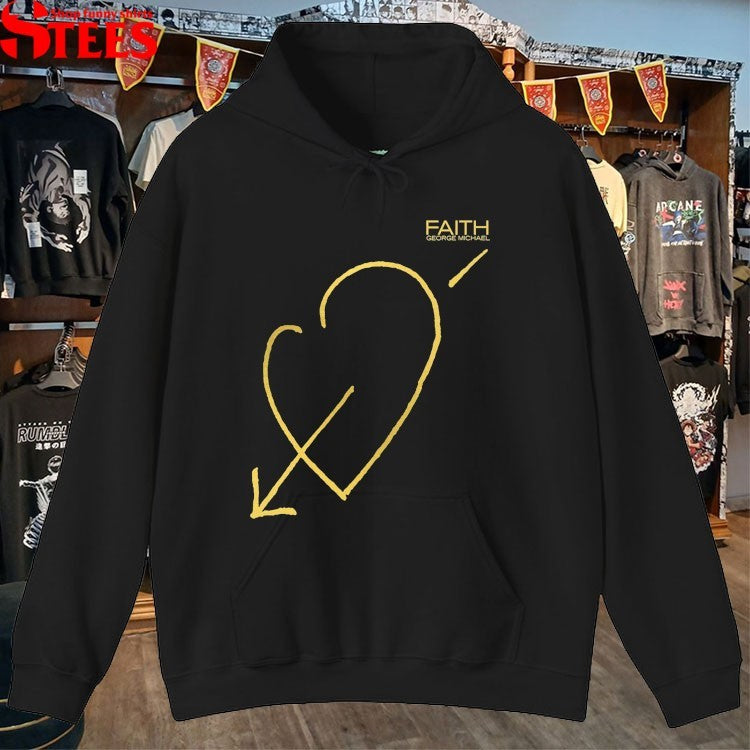 George Michael The Faith Tour Heart T-shirts
