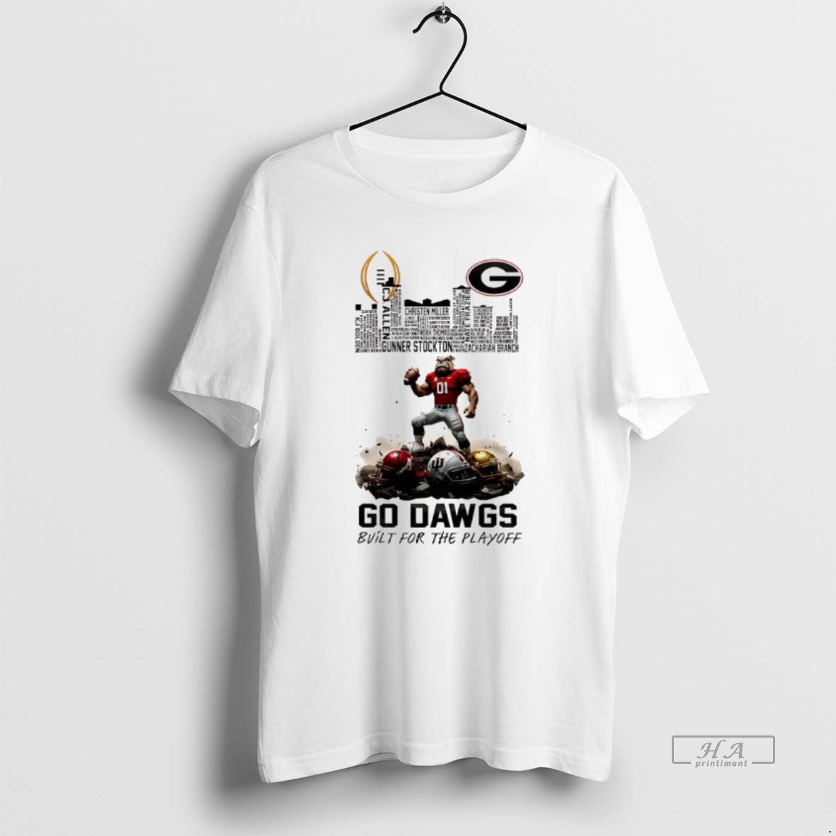 Official Georgia Bulldogs Bulit For Playoff 2025 2026 Cfp Mascot Skyline T-Shirts, Hoodie, Sweatshirt | CoreVibeTees.com